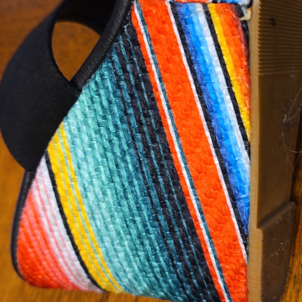 Colorful Wedge Sandals - Picture 11 of 11